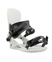Union Strata Men's Snowboard Bindings, Bone White, Large MY25