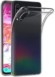 Case for Samsung Galaxy A70 (6.7 inch) MaiJin Soft TPU Rubber Gel Bumper Transparent Back Cover