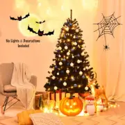 Costway 1.8 M Artificial Halloween Christmas Tree with Solid Metal Legs for I...