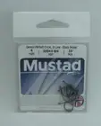 Mustad 39944BN-4 Black Nickel Classic Circle Hook 10CT Ringed Eye