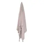 [James Lane] Fez Knitted Throw Biscuit - 170cm x 130cm