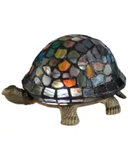 Dale Tiffany Blue Turtle Accent Table Lamp
