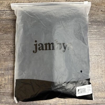 NEW Jambys PaJambys Pant Black Unisex Modal Size Large $62