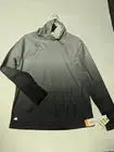 Ideology Womens Esential Ombre Funnel Neck Pullover Top Small