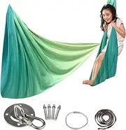 Aerial Hammock,Yoga Swing for Adults | Portable Lightweight Stretch for Sensory Exercise Home Outdoor Indoor Use Adults Kids