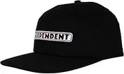 [Independent] Unisex Unstructured Bar Logo Snapback Skate Hat