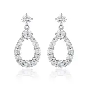 Georgini Katia Teardrop Earring Silver