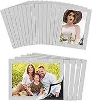 JINTANG 20Pcs A5/A6 Magnetic Picture Frames, 5x8/6x4 Magnetic Photo Frames Self-stick for Tile Wall/Refrigerator/Glass/Locker, a5 a6 Photo Display Holder, Magnet frame for Kids/Adult/good memories