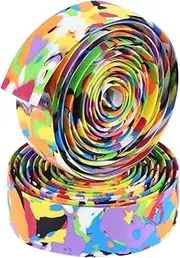 GANAZONO Road Bike Handle Tape Camouflage Bike Bar Tape Handlebar Wrap Shock Absorbing 1 Set