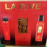在飛比找蝦皮購物優惠-LA RIVE IN RED WOMAN 緋紅香氛禮盒(香水
