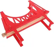 DOITOOL Wooden Train Track Accessories Model for Durable Suspension Bridge for Creative Play for Home and School Train Systems