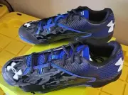 Under Armour DECEPTION DT LOW Camo Blue Black Men's Baseball Cleats SIZE 12 NIB