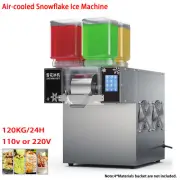 Commercial Snowflake Ice Machine Snow Cone Shaving Maker Touch Screen 110V 220V