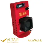 AltairTech.io Bitaxe Supra, BM1368 Bitcoin Miner with AxeSheath Case & DC PSU
