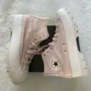 NEW in Box-CONVERSE All Star Chuck Taylor Pink/White Platform Shoes 9