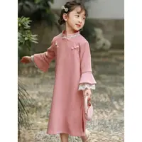 在飛比找蝦皮購物優惠-兒童 旗袍 2023 秋季 中國風 旗袍裙 洋氣 童裝 新款