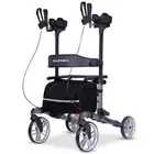 EQUIPMED Upright Rollator Walker with Forearm Rest Supports, Mobilty Aid with Se