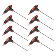 8pcs 2.5mm Hex Key T-Handle Dual End Wrench Spanner, Metric S2 Steel