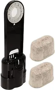 [Blendin] Replacement Water Filter Holder Handle with Two ION Exchange Resin Filters,Compatible with Breville Espresso Coffee Makers