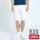 特降品↘EDWIN JERSEYS迦績 EJ3 涼感 復古棉 休閒短褲-男款 白色 SHORTS #丹寧服飾特惠