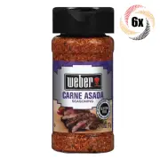 6x Shakers Weber Carne Asada Flavor Seasoning | 2.7oz | Gluten & MSG Free
