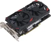 RX 580 8GB 256BIT Gaming Graphics Card with Dual Fans for Desktop Pcs, Plug and