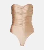 [Jade Swim] Jade Swim Yara ruched swimsuit AU 14 neutrals