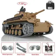 Henglong 7.0 1/16 Scale 3849 German Panzer III H RTR RC BB IR Tank Metal Tracks