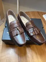 NWB Dockers Sinclair Ant Brown 90-38067 10 1/2 M Tassel Men’s Dress Shoes New!