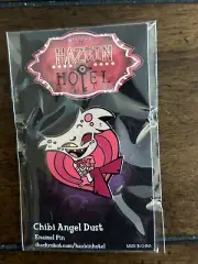 Hazbin Hotel Official Chibi Angel Dust Enamel Pin New Sealed Discontinued