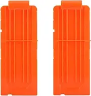 FUCAS Soft Bullet 2pcs Clips 12 Bullets Dart Gun Clips Magazine Clip for Nerf Toy Dart Gun (2 pcs)
