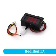 1-10Pcs Mini Digital Voltmeter Ammeter DC0-100V 50A 100A Panel Amp Volt Voltage