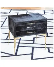 Global Views Stiletto Bedside Table