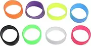 Nonslip Tennis Grip Rings Silicone Overgrip Protectors for Badminton and Tennis Rackets Compact and Flexible Design for Enhanced Batting Strength and Racket Longevity