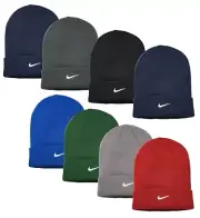 Nike Beanie Cuffed Warm Dri-Fit Acrylic Hat Cap CW6117 ANTHRACITE & MEDIUM GREY