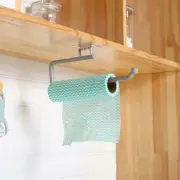 Under Cabinet Paper Roll Rack Kitchen Hanger Towel Holder Accessories White Y6H8