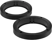 HAPINARY 2 Pcs Car Speaker Spacer Ring Mounting Adaptor for Audio Systems Easy Install Speaker Cushion Pads for Cars Trucks Boats and Rvs