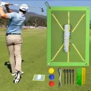 Trace Golf Training Aids Mat for Swing Detection Batting Ball Directional Path