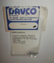 Davco Diecast/Lead Unpainted Cordella - Junella & Farnella #D9028 NIP - 1" long