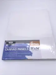11”x14” Canvas Panels 6 Pk New Royal Langnickel