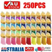 250X Leather Key Chain Ring Tassel Pendants Bulk Mixed DIY Crafts Jewelry Making