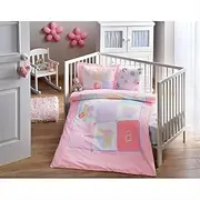 Daisy 100% Organic Cotton Licensed Baby Bedding Set. 4 Piece, 2 Pillows, 1 Pillow Case and Sheets