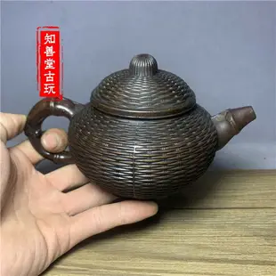 銅壺古代老銅壺仿古茶壺黃銅純銅茶具功夫茶壺龍龜壺龍鳳壺美女壺