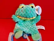 Green Frog Hand Puppet Goffa Pastel Handpuppet Pretend Play Soft Plush Toy Gift