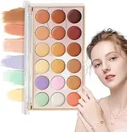 Color Corrector Palette - Brightening Face Cream 18-Color,Waterproof Beauty Palette Concealing Makeup For Thanksgiving, Mother's Day, Christmas