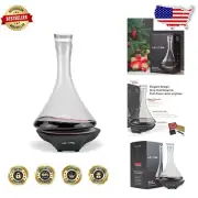 Timeless Glass Wine Decanter with Stopper - 750ml, Elegant Aeration Technology