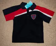 AFL Melbourne DEMONS Polo T-Shirt KIDS SIZE 8