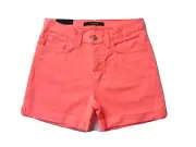 NWT J Brand Kennedy Short in Flamingo Low Rise Rolled Hem Shorts 24 $148