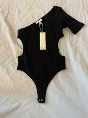 Materiel womens black bodysuit ssense exclusive size S