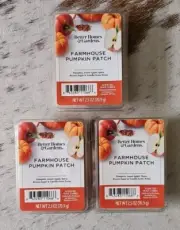 Better Homes & Gardens Farmhouse Pumpkin Patch *3* Scented Wax Cubes 2.5 Oz NEW